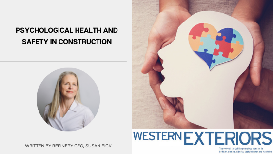 Featured Article: Western Exteriors Magazine: Psychological Health and Safety in Construction